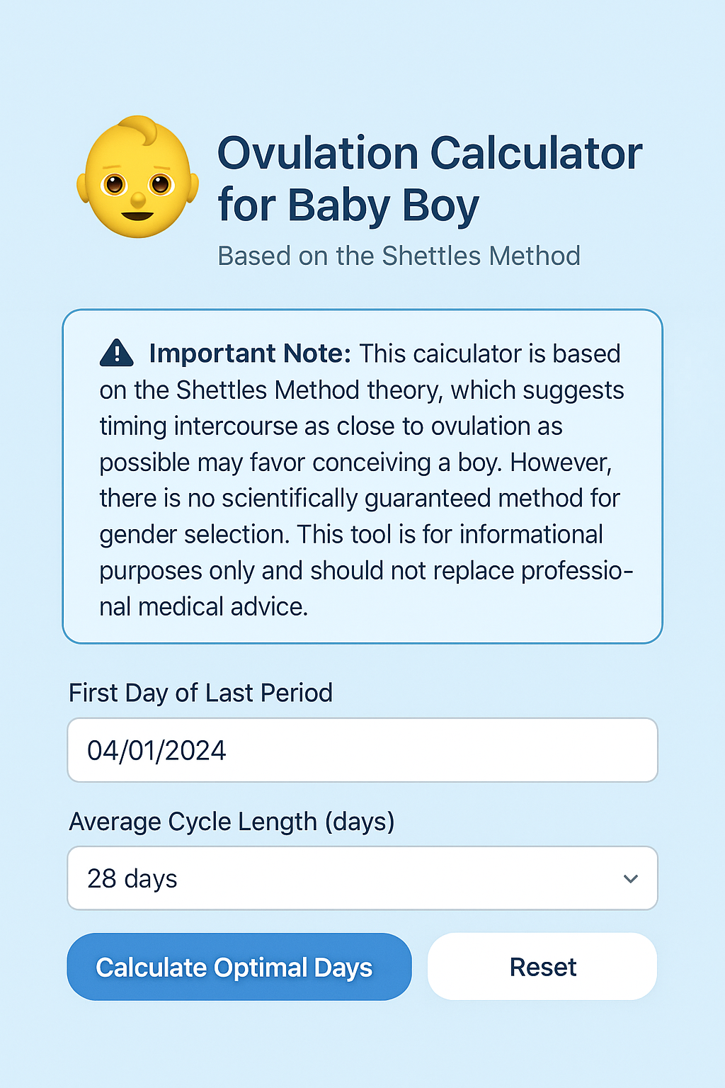 How Do I Calculate My Ovulation For a Baby Boy