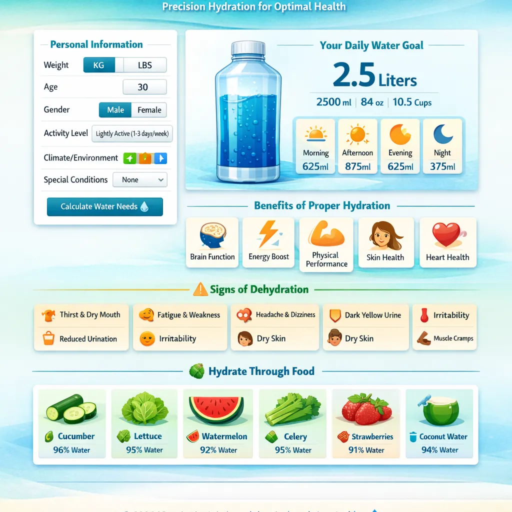 Water Intake Calculator
