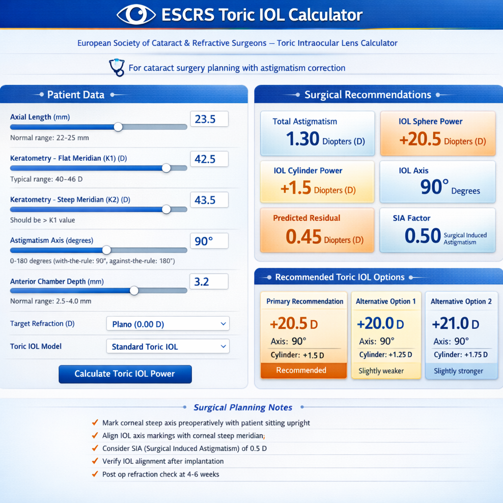 Who should use the IOL calculator