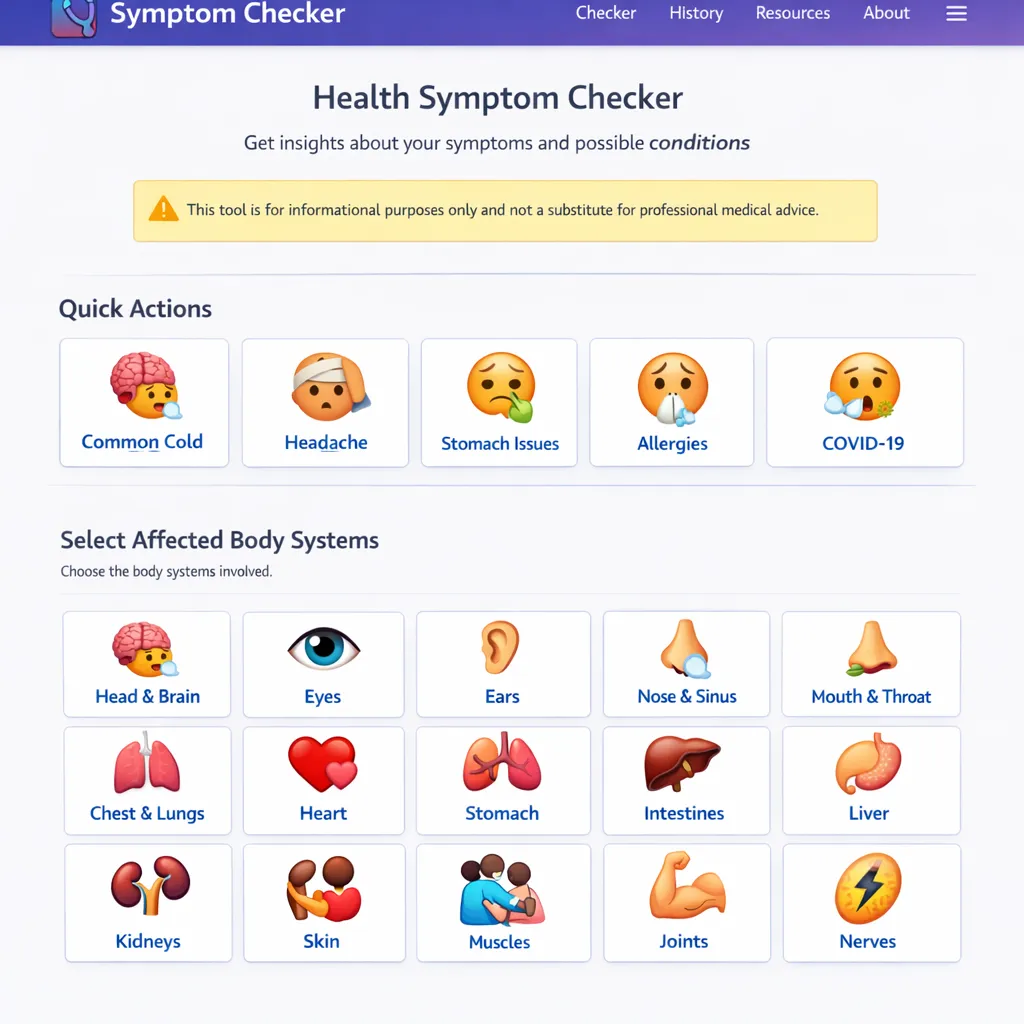 What is the best multi-symptom checker